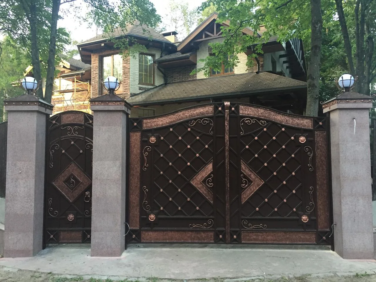 Кованые ворота и калитки